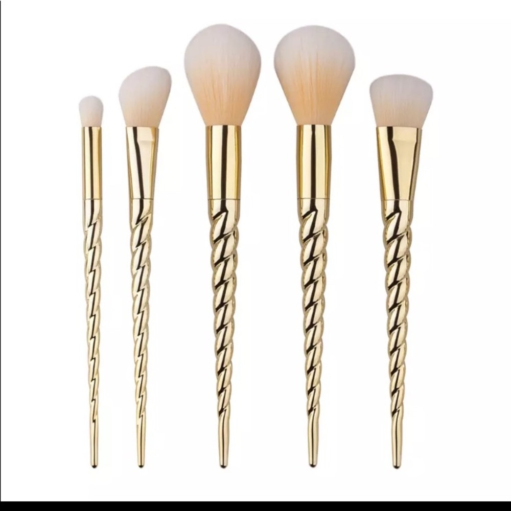 Unicorn Spiral Makeup Brushes 5 pieces set